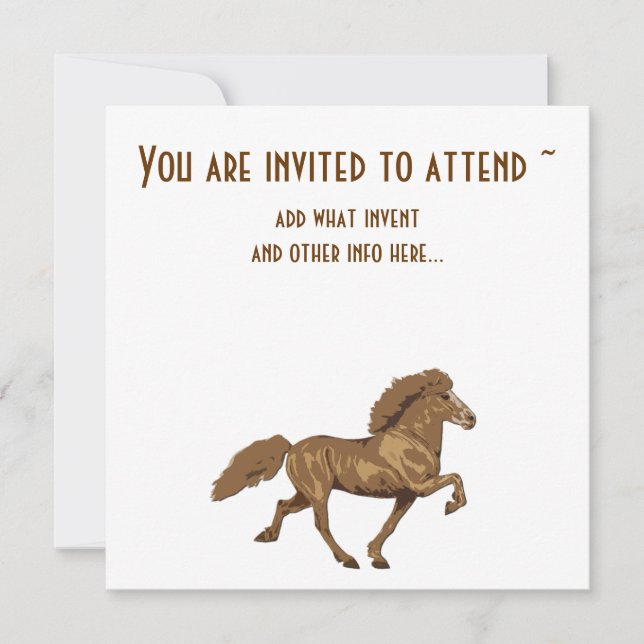 Convite Vintage islandês de 1930 (Frente)