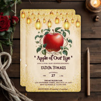 Vintage Magic Apple of Our Eyes Chá de fraldas
