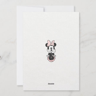 Convite Vintage Minnie Mouse invitation fancy