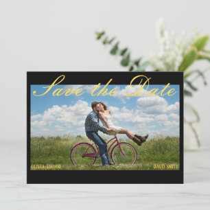 Convite Vintage Movie Poster Casamento Salve a Data