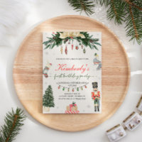 Vintage Nutcracker Winter Onederland primeiro aniv