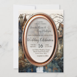 Convite Vintage Old Amsterdam Art