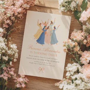 Convite Vintage Princess Fairytale Birthday