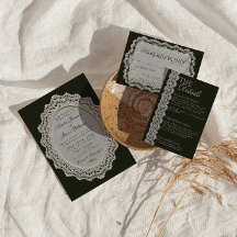 Vintage Renda Preta e Branca Toalhinha de Renda Ca
