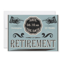 Vintage Retirement Party Salvar Data
