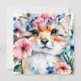 Convite Vintage retro fofo design para crianças