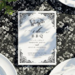 Convite Vintage Rustic Pig I Do Casamento Casual De CHURRA<br><div class="desc">Vintage Rustic Pig I Do Casamento Casual De CHURRASCO</div>