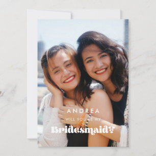 Convite Vintage será minha foto de dama de honra