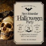 Convite Vintage Spooktacular Batata Adulto Festa de Hallow<br><div class="desc">Convide seus convidados para uma noite de elegância estranha com nosso "Vintage Spooktacular Batty Adult Festa de Halloween." Este convite é a combinação perfeita de encanto venenoso e simplicidade moderna, fazer ideal para qualquer celebração do Dia das Bruxas. Projetado para adultos, o convite apresenta um clássico motif de bateria com...</div>