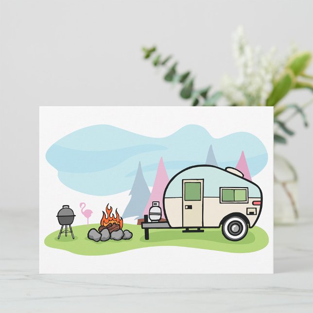 Convite Vintage Style Camper Invances (Criador carregado)