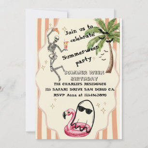 Convite Vintage Summerween