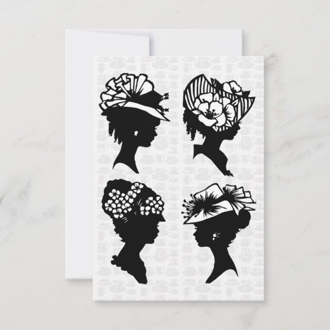 Convite Vintage Tea Party V2 (Frente)