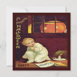 Convite Vintage Thrilling Halloween