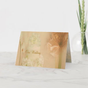 Convite Vintage Wedding Invitation Card