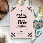 Convite Vintage Western Cowgirl Rodeo aniversário de 30 an<br><div class="desc">Saddle para uma celebração selvagem com este Convite de festas de aniversário de 30 anos Rodeio Vintage Western Cowgirl. Apresentando designs rústicos e tipografia ousada, este convite dá o tom perfeito para um aniversário de marcos country-chic. Personalize os detalhes para criar um convite exclusivo que terá seus convidados prontos para...</div>