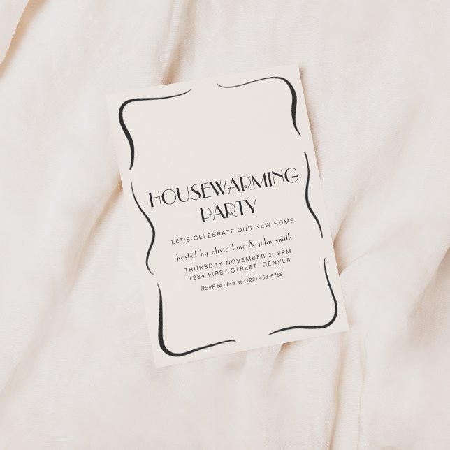 Convite Vintage Whimsical Housearming Party (Criador carregado)