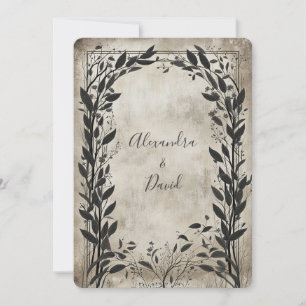 Convite Vintage Whispering Willow