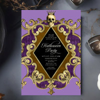 Vintagem do Ornamentado Dourado do Partido Adulto