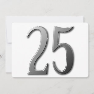 Convite Vinte cinco