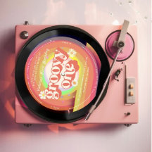 Vinyl Record Groovy One First Birday