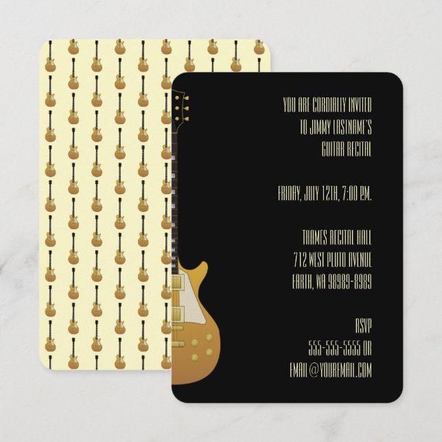 Convite Violão (Frente/Verso)