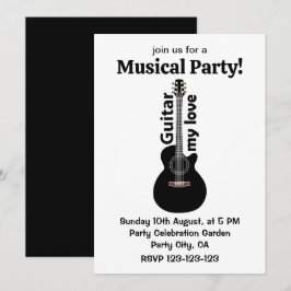 Convite Violão Meu Violão