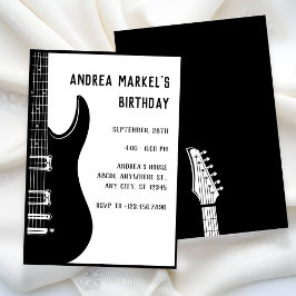 Convite Violão negro