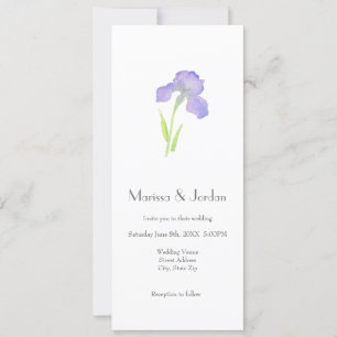 Convite Violet Iris