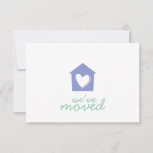 Convite Violet Tulip Heart House Party