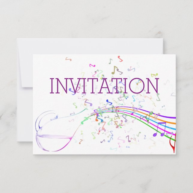 Convite Vip De Minimalismo Do Festival De Música (Frente)