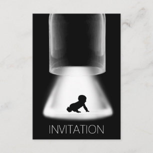 Convite Vip Moderno para Novo Bebê chá de fraldas