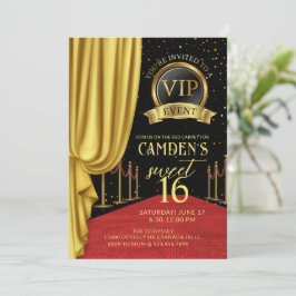 Convite VIP, Passadeira Vermelha de Aniversário, Aniversár