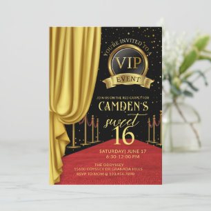 Convite VIP, Passadeira Vermelha de Aniversário, Aniversár