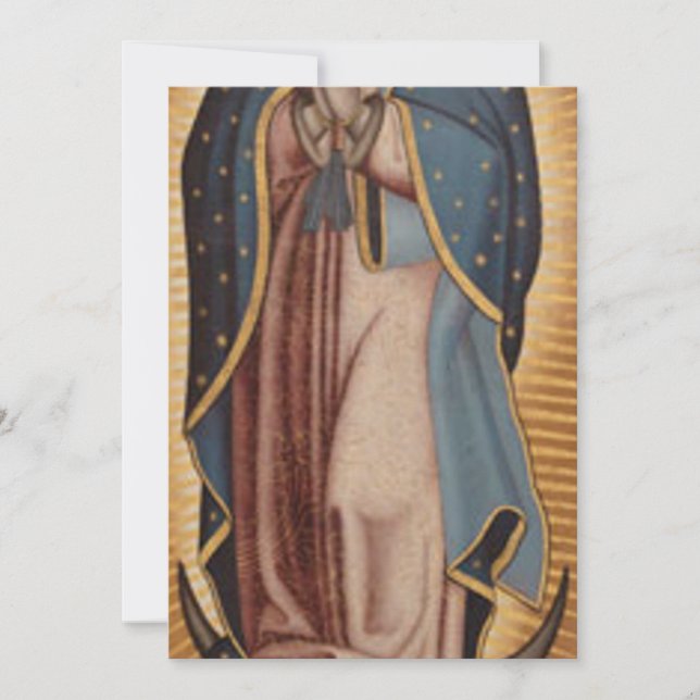 Convite Virgem de Guadalupe (Frente)