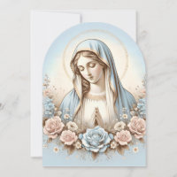 Virgem Maria - Cores pastéis