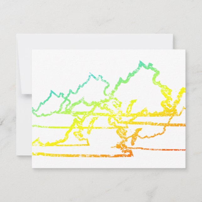 Convite virginia chill blur (Frente)