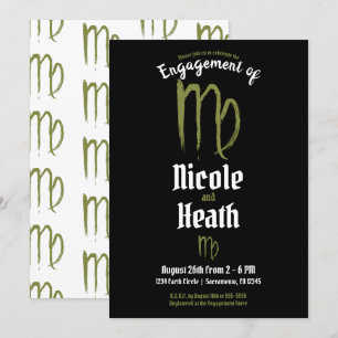 Convite VIRGO Zodíaco Astrologia Encontro de Verão e Outon