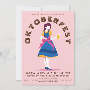 Convite Virtual - Mulher de Cerveja da Retro Oktoberfest