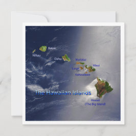 Convite Vista das Ilhas Havaianas