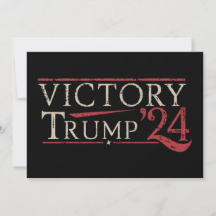 Convite Vitória Trump 24 Presidente Republicano 47 EUA
