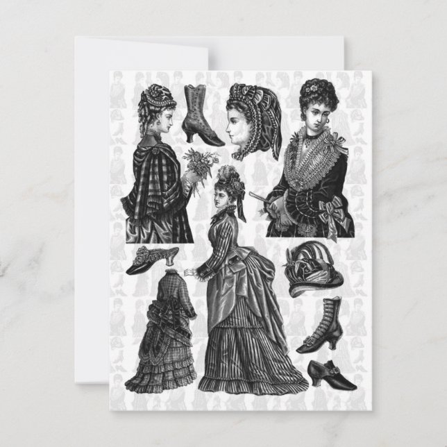 Convite Vitoriano Luncheon (Frente)