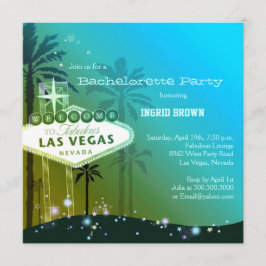 Convite Viva Las Vegas Festa de solteira