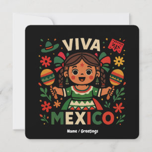 Convite Viva México: Mulher mexicana no Dia da Independênc