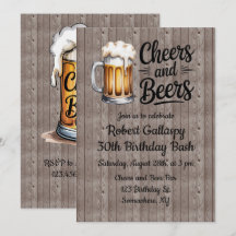Vivas e Cervejas Festa de Aniversário Adulto