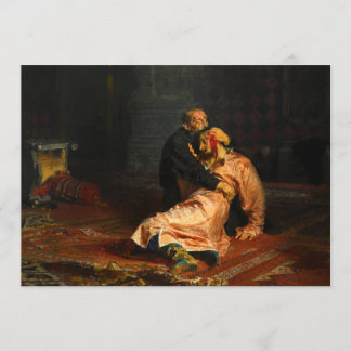 Convite Vivid Retro - Ivan, o Terrível e Seu Filho Ivan