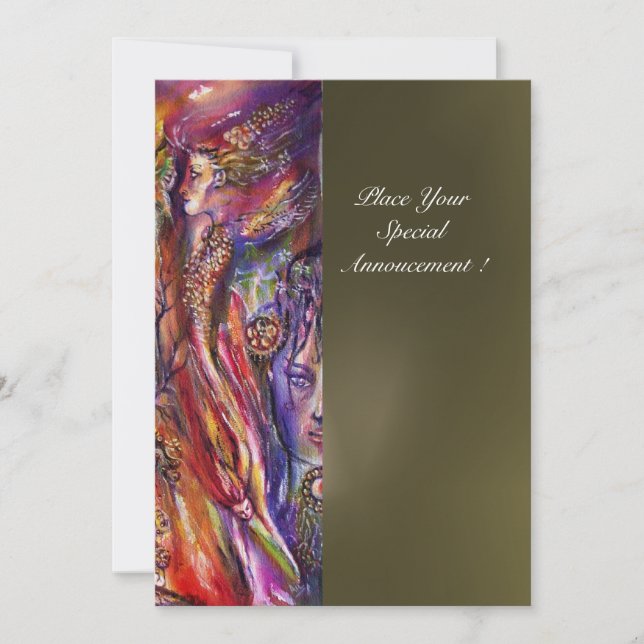 Convite VIVIEN E MERLIN Fantasy (Frente)