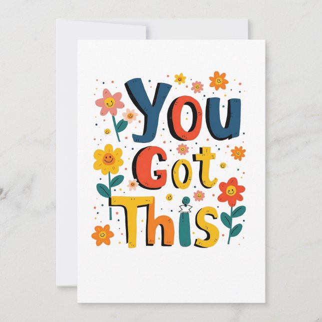 Convite Você Consegue Dia de Prova do Exame do Professor P (Frente)