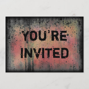 Convite Você é a Festa Colorida do Dia das Bruxas