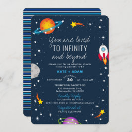 Convite Você É Chá de fraldas De Adoção De Meninos Amados