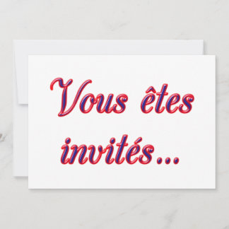 Convite Você é convidado